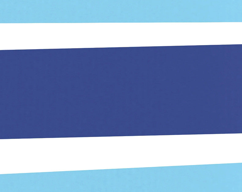 Stripes Decorative Holiday Stripe Print Hand Towel, Royal Blue