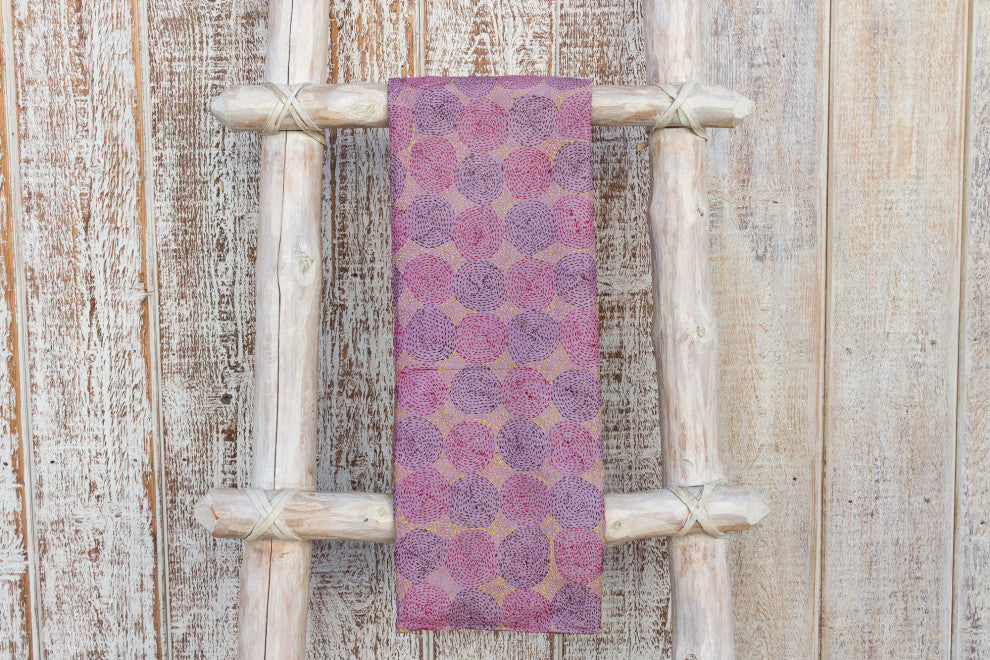 Cali Silk Kantha Throw