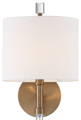 Rachel 1 Light Vibrant Gold Wall Sconce