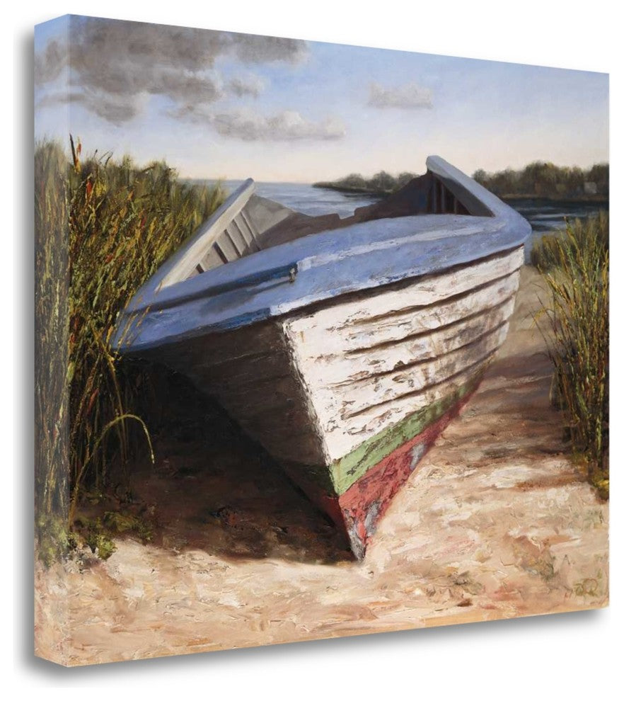 "Montauk Skiff" By Karl Soderlund, Giclee Print on Gallery Wrap Canvas