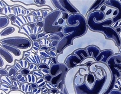 Traditional Talavera Ceramic Bathroom Set