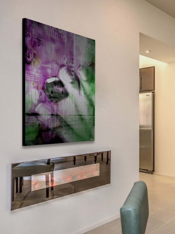 "Amethyst" Print on Brushed Aluminum, 24"x36"
