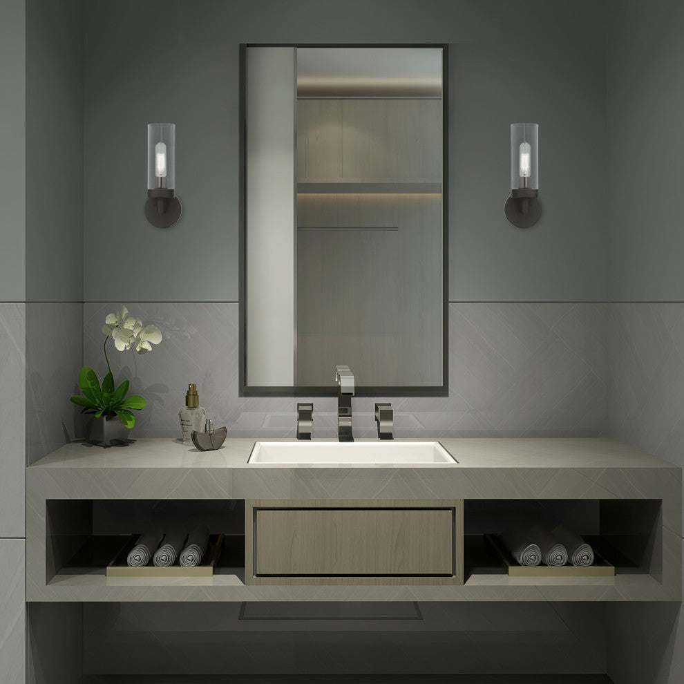 Ludlow 1 Light Black ADA Single Sconce