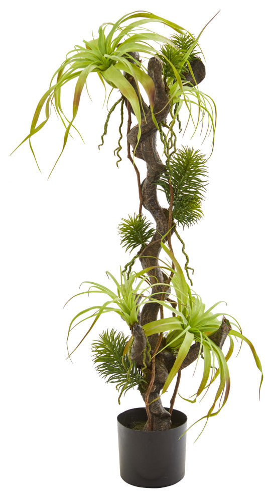 41" Air Plant and Succulent Jungle Artificial Plant
