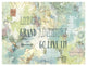 "Map Sentiments I" Digital Paper Print by Katie Pertiet, 42"x32"