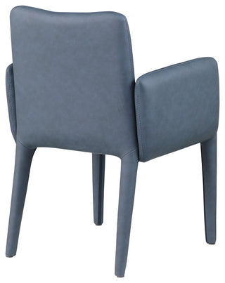 Pelle Faux Leather Accent/Dining Chair, Navy