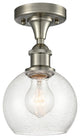 Innovations 516-1C-SN-G124-6-LED 1 Light Semi-Flush Mount, Brushed Satin Nickel
