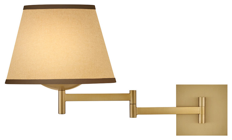 Hinkley Sonia Medium Task Light Sconce, Lacquered Brass