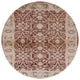 Ahgly Company Indoor Round Mid-Century Modern Area Rugs, 4' Round