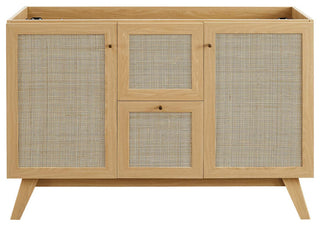 Soma 48" Single or Double Sink Compatible Bathroom Vanity Cabinet - Oak