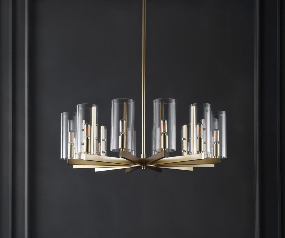 Safavieh Couture Benicio Gold Chandelier Gold