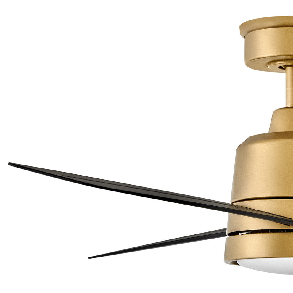 Hinkley Chet 48" Indoor/Outdoor Ceiling Fan, Heritage Brass