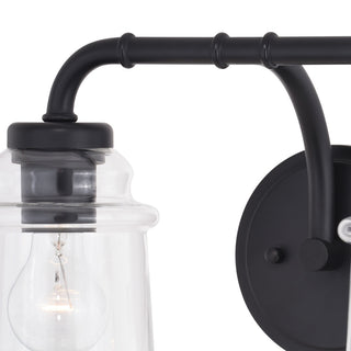 Toledo 2-Light Vanity Matte Black