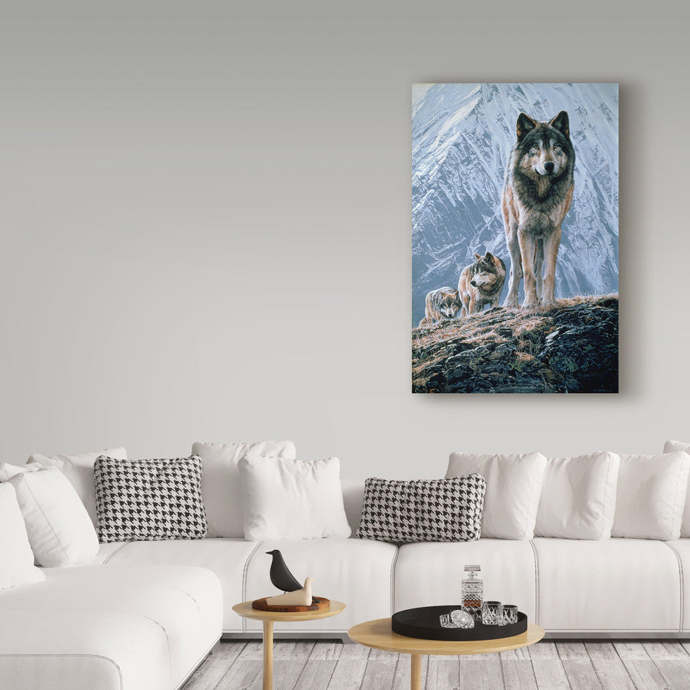 Ron Parker 'Crossing The Ridge' Canvas Art, 32"x22"
