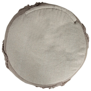 Solid Textured Decorative Diamond Pouf Ottoman