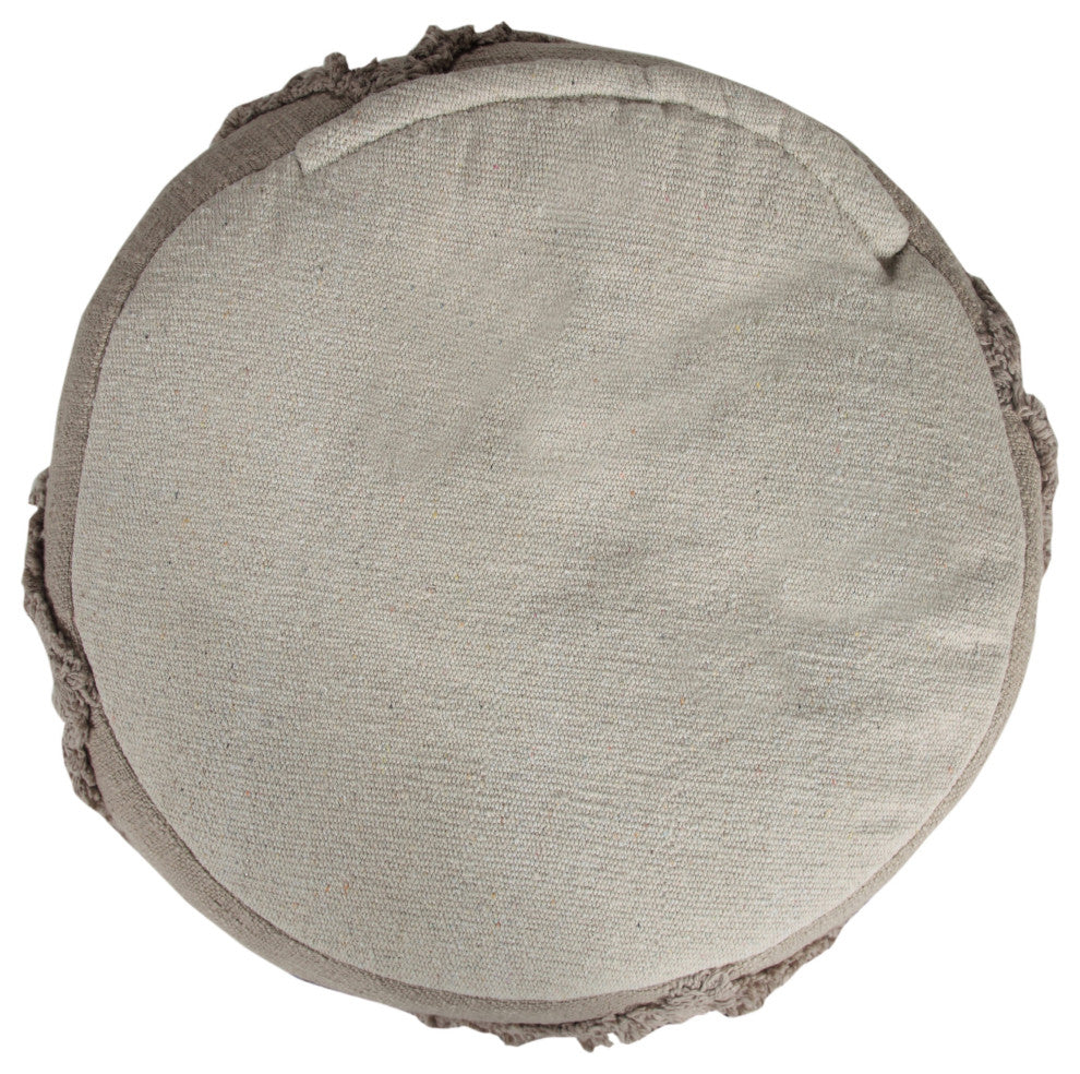 Solid Textured Decorative Diamond Pouf Ottoman