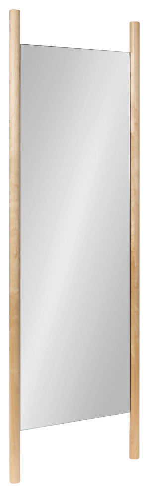 Findlay Wood Wall Leaner Mirror, Natural, 21"x67"