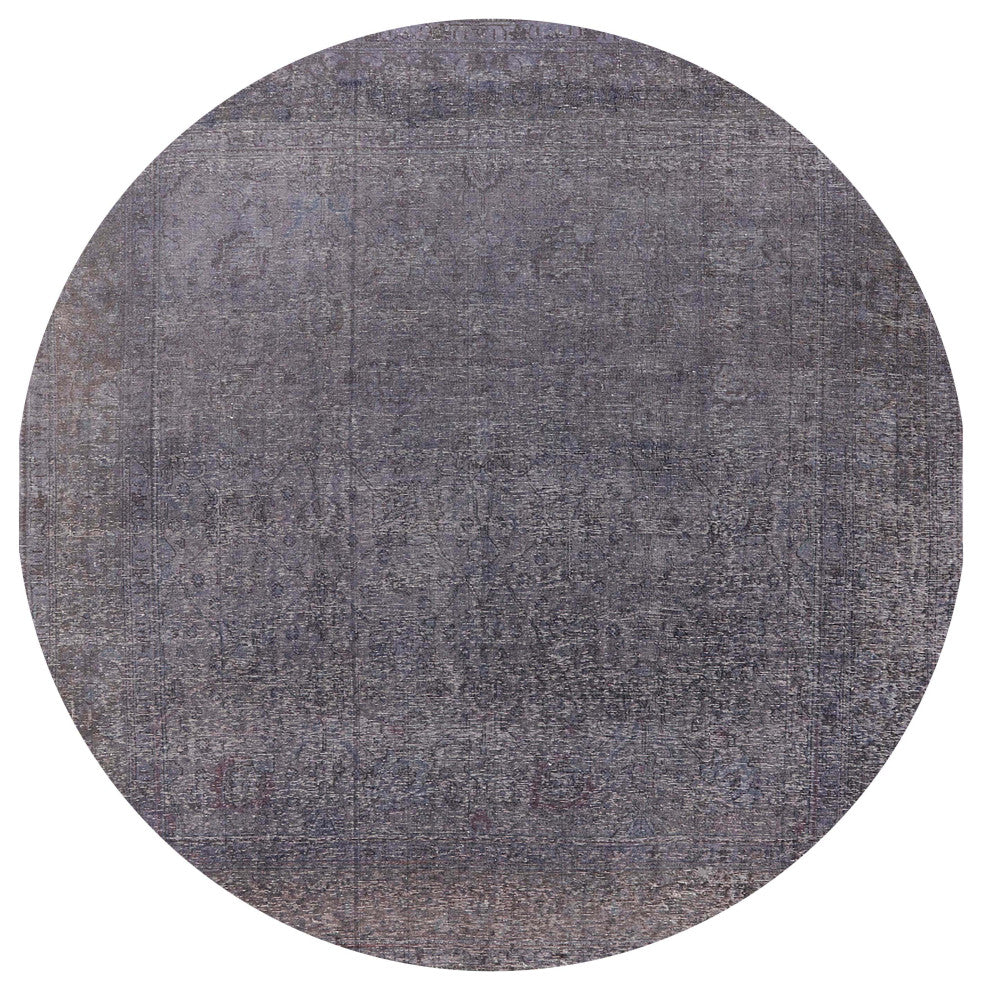 Ahgly Company Indoor Round Mid-Century Modern Area Rugs, 8' Round