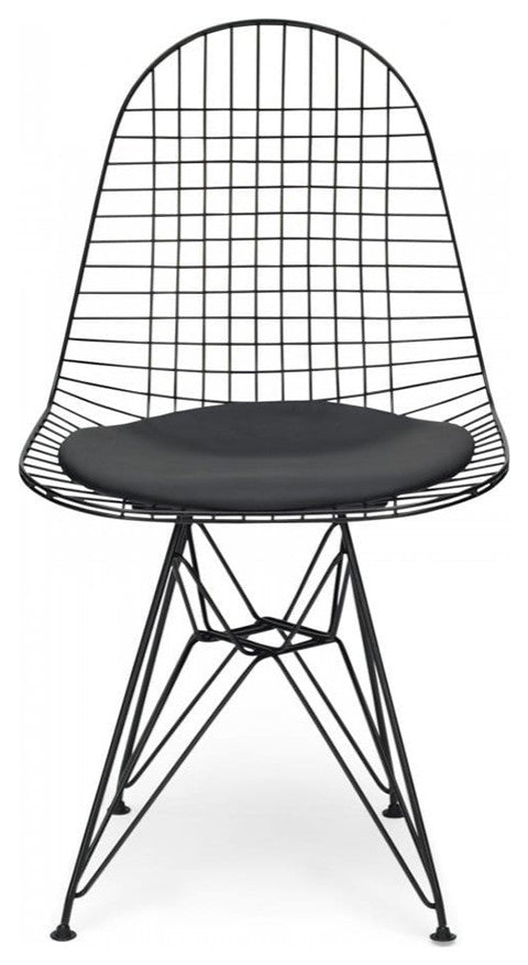 Mesh Eiffel Chair in Black (Set Of 4)