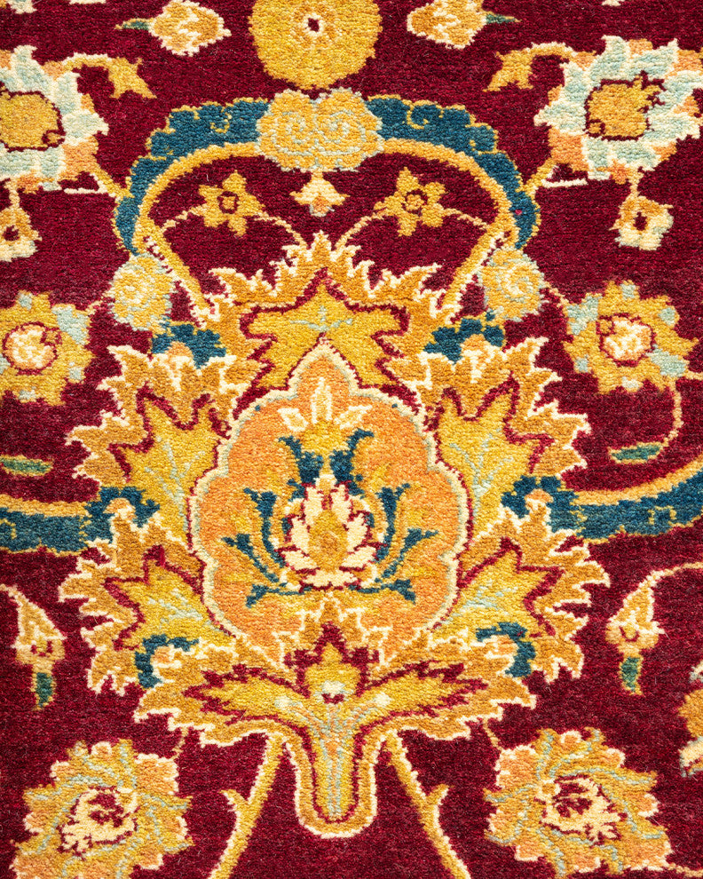Charlee, One-of-a-Kind Hand-Knotted Area Rug Red, 8'0"x10'2"