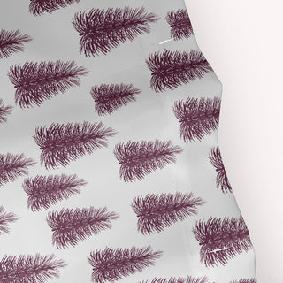 70"Wx73"L Christmas Trees Pattern Shower Curtain, Passion Flower