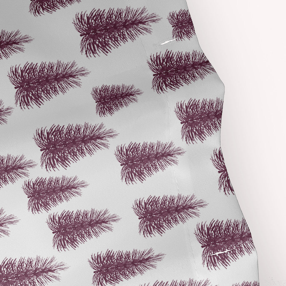 70"Wx73"L Christmas Trees Pattern Shower Curtain, Passion Flower