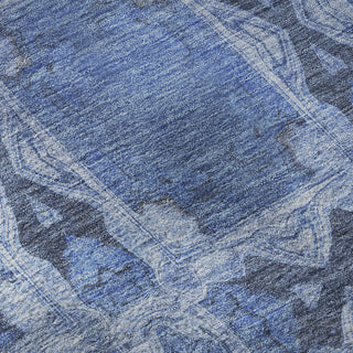 Premium Machine Washable Mayfield AMF564 Denim 3' x 5' Rug