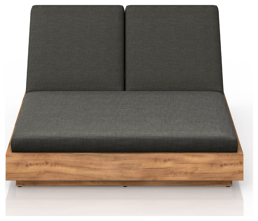 Kinta Outdoor Double Chaise Lounge-Chrcl