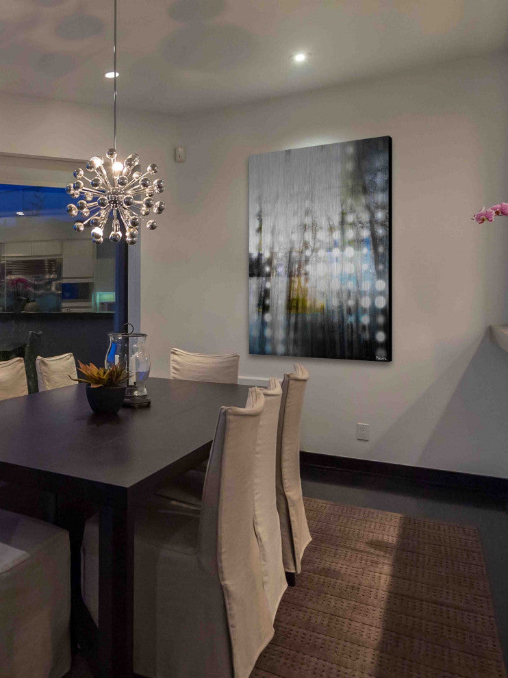 "Sky is the Limit" UV Ink Print on Brushed  Aluminum, 40"x60"