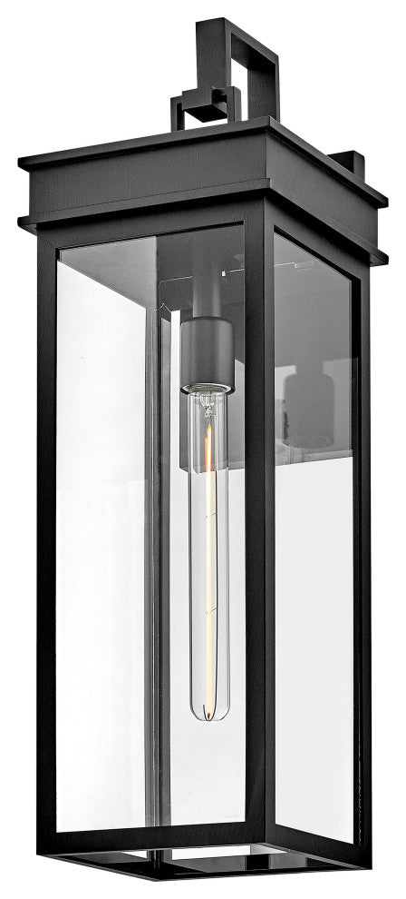 Lark Cole Medium Wall Mount Lantern, Black