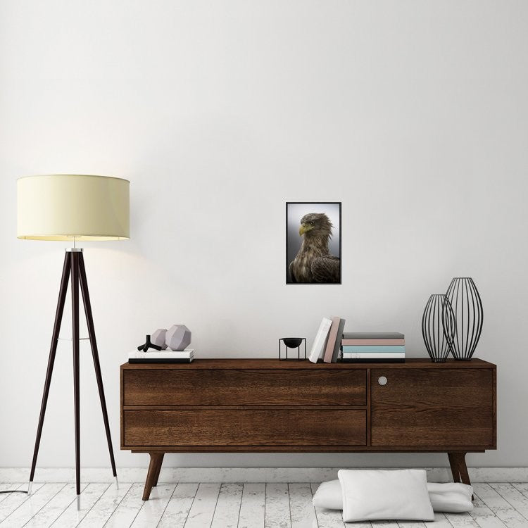 "The Elderly" Framed Canvas Giclee by Csaba Tokolyi, 13x19"