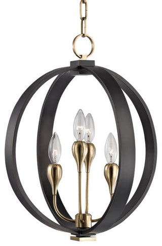 Hudson Valley Lighting 6716 Dresden 4 Light 16"W Taper Candle - Aged Old Bronze