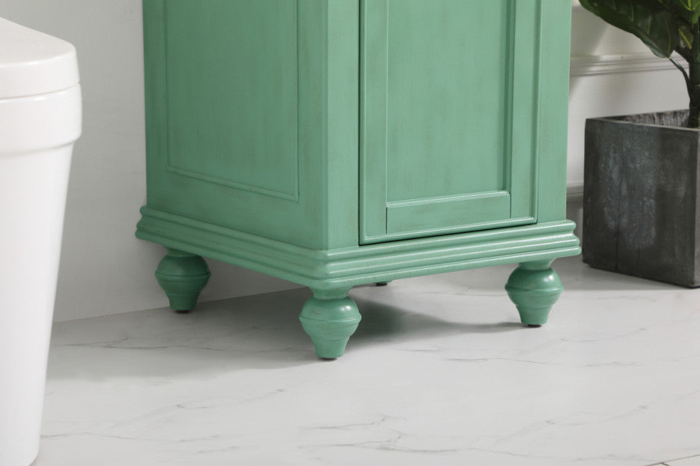 Home Living 19" Single Bathroom Vanity, Vintage Mint