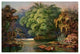 "Riesenbambus von Ceylon Fahrt auf dem Schwarzen Fluss" Paper Art, 26"x18"