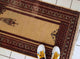 Handmade Vintage prayer Pakistani Lahore Rug, 2.5'x4.6', 77cmx140cm 1960s