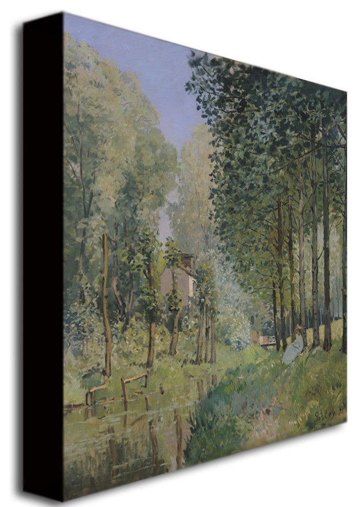 'The Rest the Stream' Canvas Art by Alfred Sisley