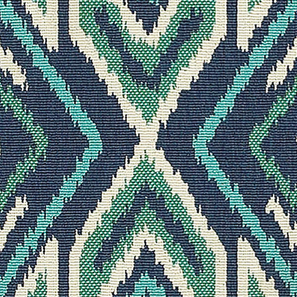 Meridian 2209B, Navy/Green, 3'7"x5'6"