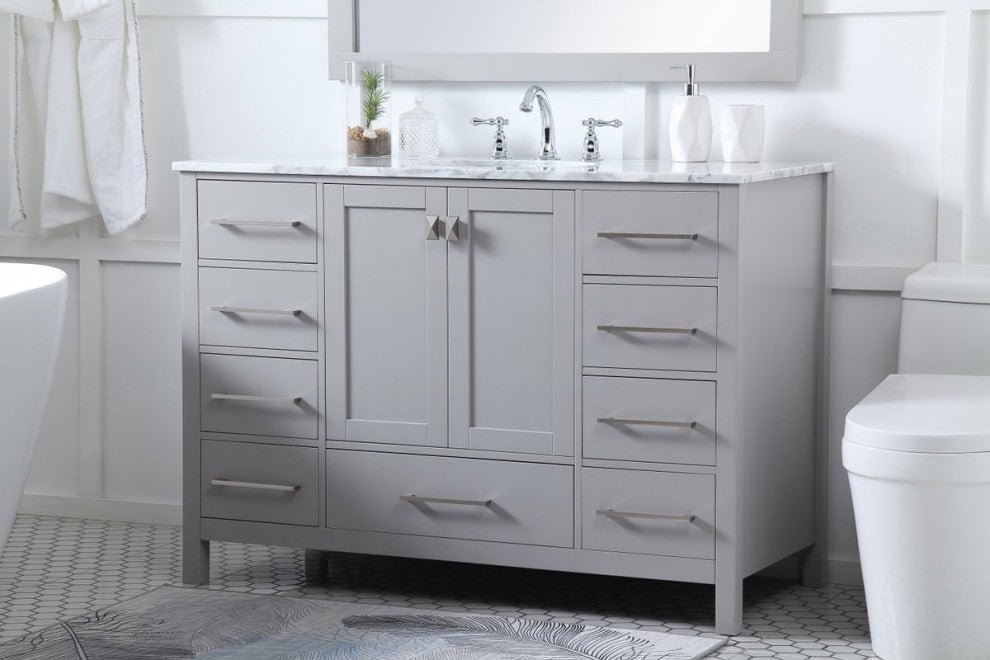 Elegant VF18948GR 48"Single Bathroom Vanity, Gray