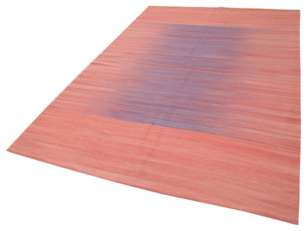 Rug N Carpet - Handmade Turkish 6' 0'' x 9' 3'' Unique Wool Kilim Rug