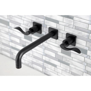 KS6020DFL Wall Mount Tub Faucet, Matte Black