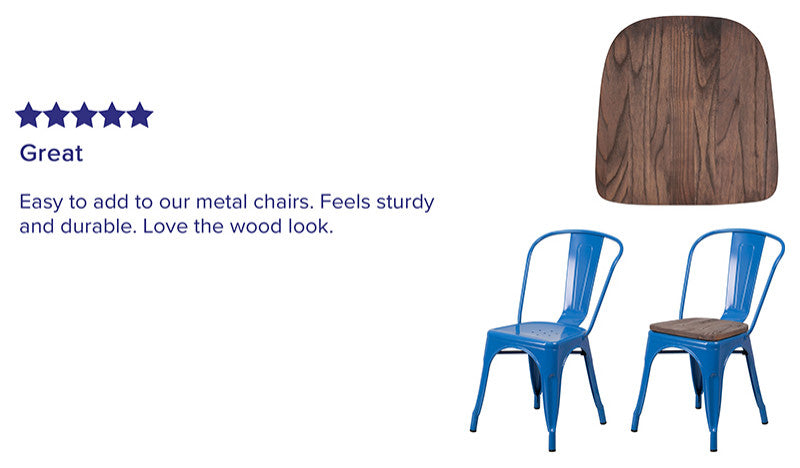 Rustic Walnut Chair Seat