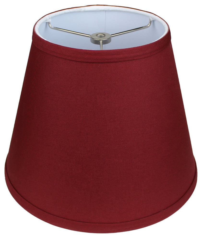 Fenchel Shades 6"x10"x8" Spider Attachment Empire Lamp Shade, Linen Brick