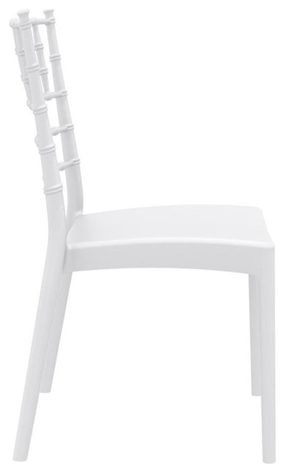 Compamia Josephine Patio Dining Chair in White