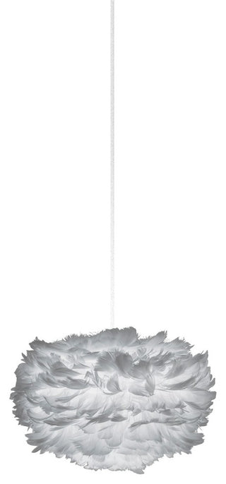 Eos Mini Plug-In Pendant, White/Gray