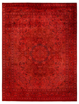Fine Vibrance, One-of-a-Kind Hand-Knotted Area Rug Orange, 9'0"x11'10"