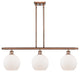 Innovations Lighting 516-3I-AC-G121-8 Athens 3 Light 36" Island Light