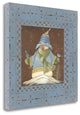 "Blue Tin Snowman II" By Jo Moulton, Giclee Print on Gallery Wrap Canvas
