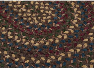 Colonial Mills Midnight MN37 Java Traditional Area Rug, Round 8'x8'