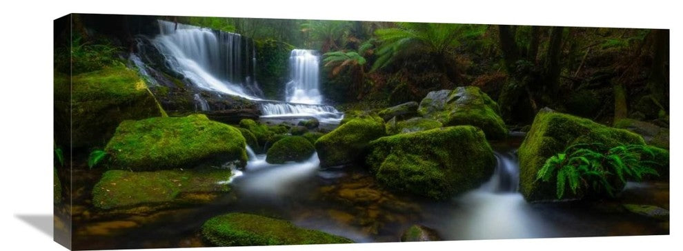 "Hello Horseshoe" Stretched Canvas Giclee by Jason L. Stephens, 30x12"