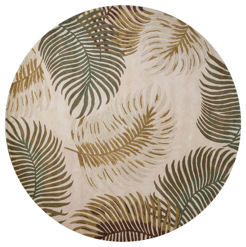 Havana 2622 Natural Fern View Rug, 30"x50"